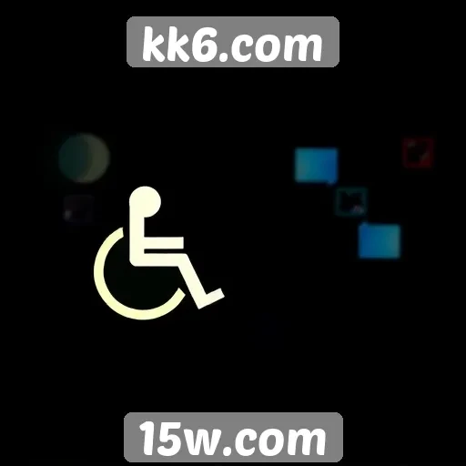 Recursos de acessibilidade em kk6.com são destacados