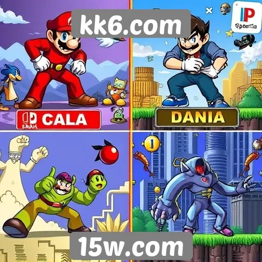 Comparação de jogos clássicos e modernos no kk6.com