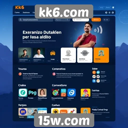 Interface intuitiva em kk6.com melhora a experiência do usuário